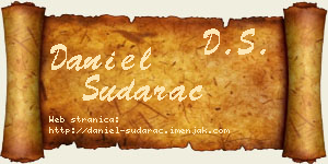 Daniel Sudarac vizit kartica